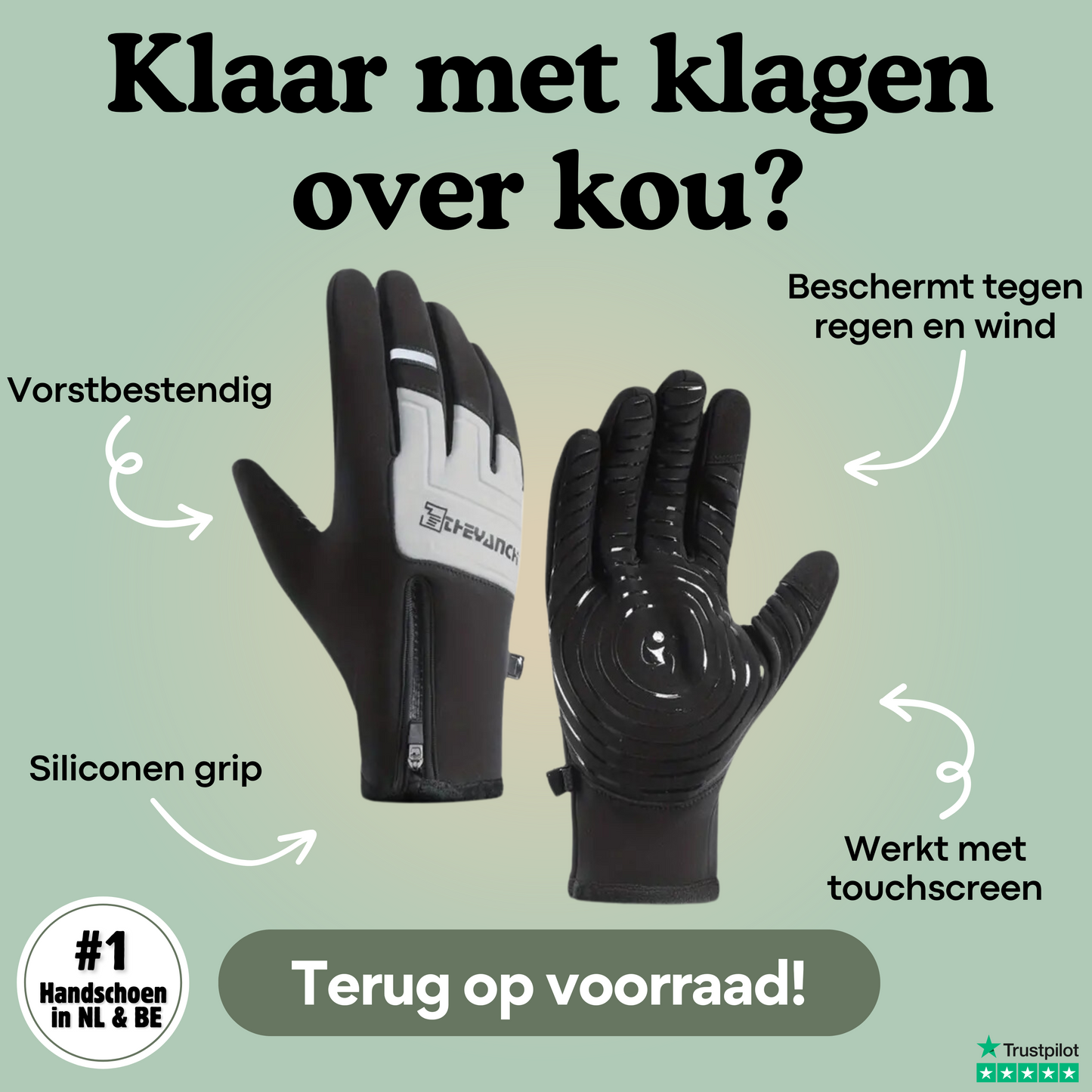 ProGloves | Thermo Handschoen - Unisex | 1+1 gratis!