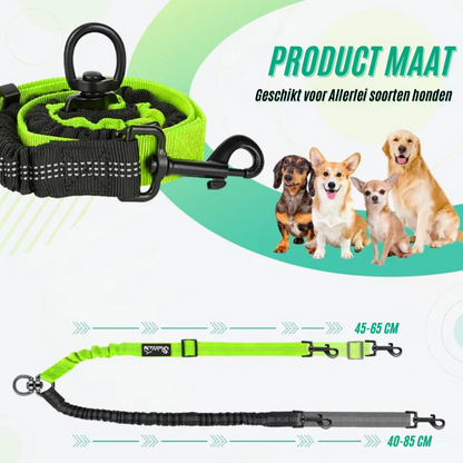 PawLeash | Reflecterende Elastische Hondenriem | 50% korting