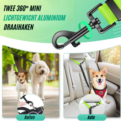 PawLeash | Reflecterende Elastische Hondenriem | 50% korting